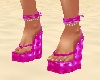 pink beach sandals