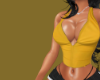 yellow beach halter top