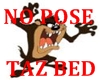 No Pose Taz Bed