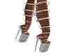 pole dancer shoes white