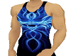 Blue star muscled tank