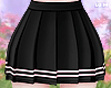 w. School Black Skirt S