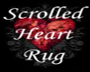 Scrolled Heart Rug