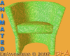 Animated Lime Cafe Chair