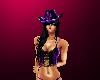 purple candy cowgirl hat