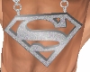 Silver Superman Chain M
