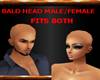 Male/Female Bald Head