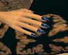 !Mx! Nails  blue  Shiny