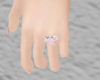 EC| Pink Opal Wed Ring