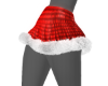 santa glow skirt red