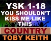 Toby Keith -You Shouldnt