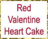 Red Valentine Heart Cake