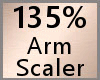 Arm Scaler 135% F