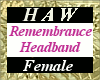 Remembrance Headband F
