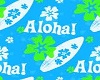 blue/lime aloha