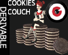 Chocolate Cookie Couch