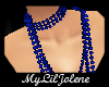 Blue Pearl necklace