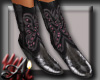 Cowgirl Boots Pink/Black