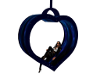 Blue Romance Heart swing