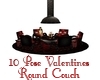 Round Valentine couch