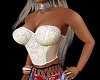 YM - LACE TOP WHITE  RLL