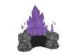 purple crystal throne