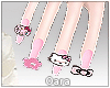 Oara kitty nails - pink