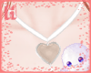 |H| Heart Necklace Beige