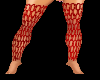 red satin stockings