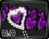 QMQ Purple Necklace Hear