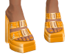 Melinda Orange Sandals
