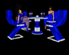 BLUE&SILVER 4SEAT TABLE