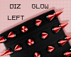 !!D Glow Spike Red L L
