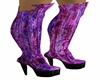 Gothic PurplePink Boots