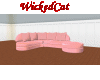 Wicked Pink Heart Couch~