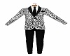 STEM Suit leopard +tie