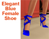 Elegant Blue Female Shoe