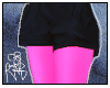 [r.] navy shorts + pink