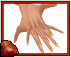 *C Hand Nails Orange