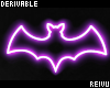 Purple Neon Bat