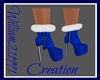 Blue Santa Boots