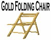 Gold Folding Chair