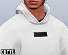 White Regular Hoodie