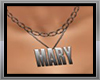 MARY NAME NECKLACE