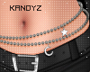 !!K Waist Beads Grey