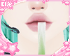. leek in my mouth