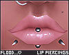 f Black Lip Piercings