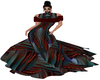 (J) Feathered Gown