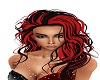 Black and red hair