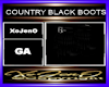 COUNTRY BLACK BOOTS